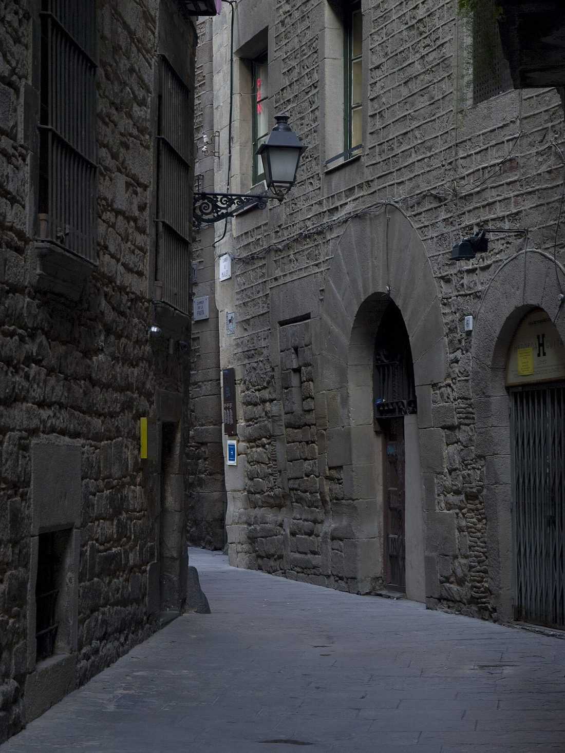 Calle Marlet en El Call, el antiguo barrio judío de Barcelona