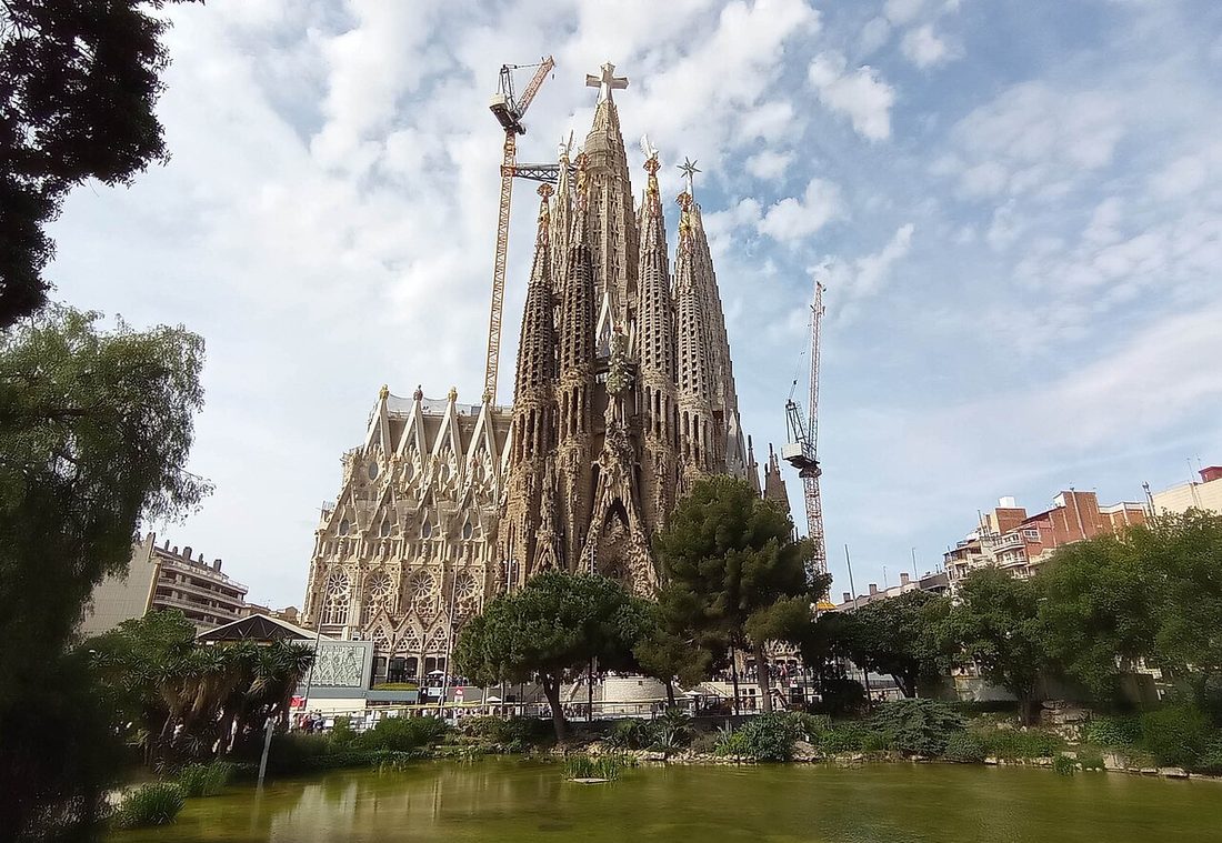 Basílica de la Sagrada Família de Antoni Gaudí en Barcelona