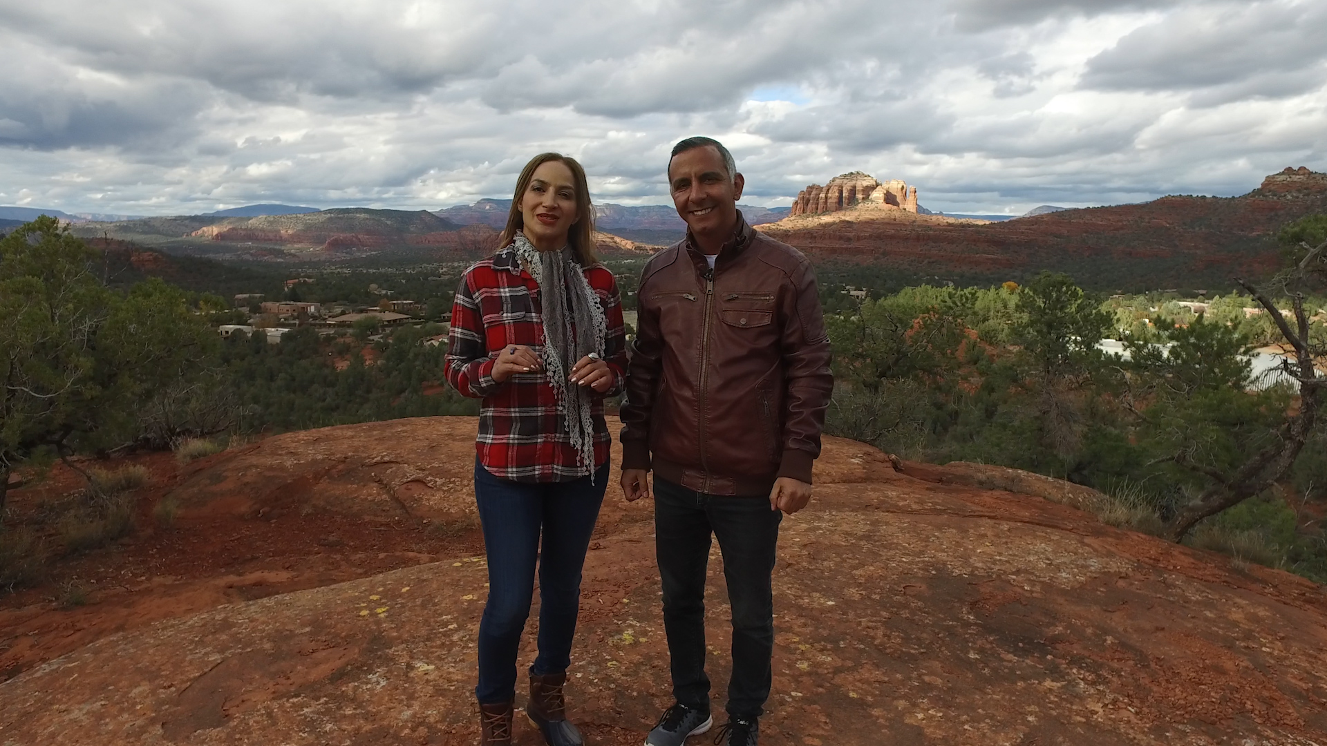 Mystical Destinations hosts in Sedona red rock landscape