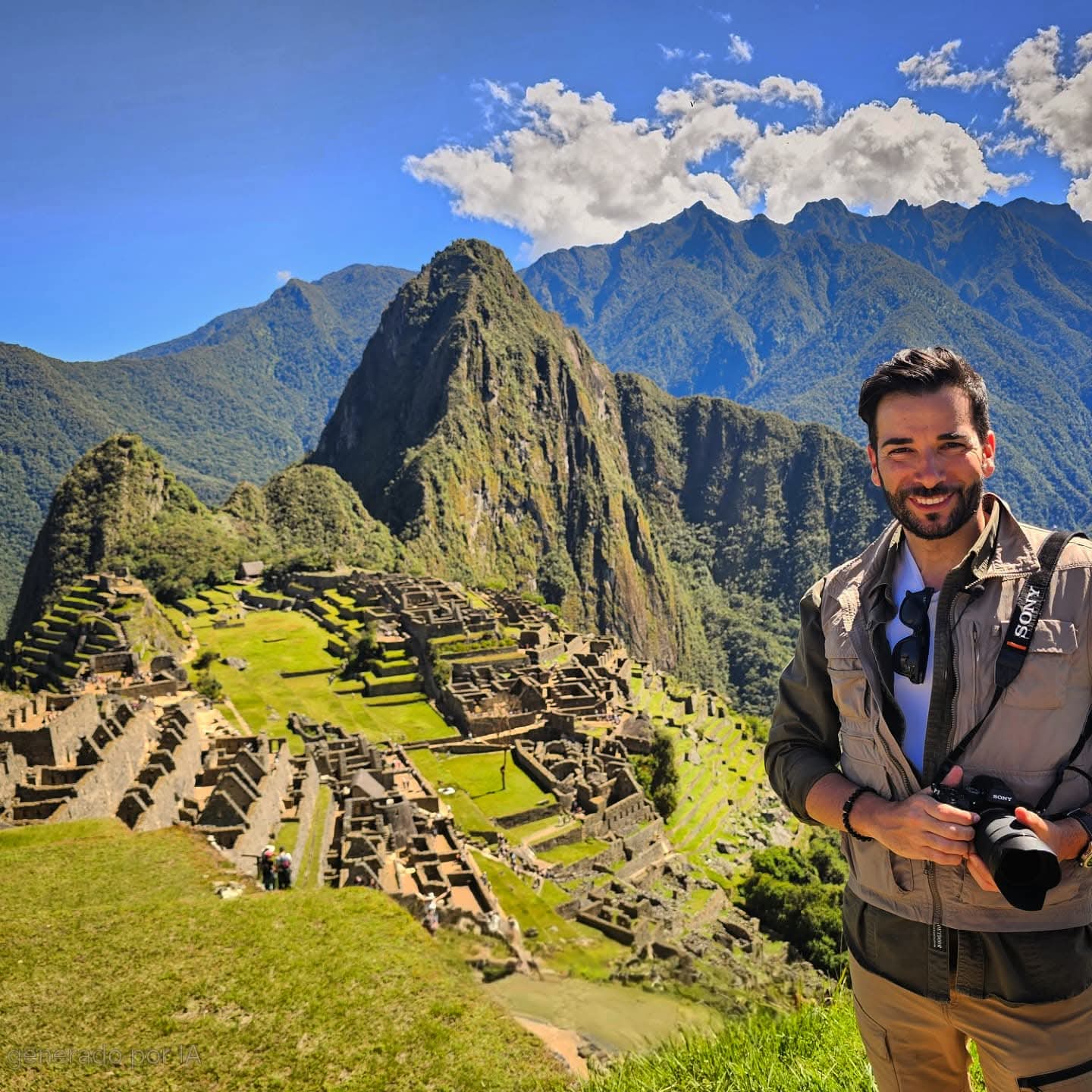 Ruinas de Machu Picchu en Perú